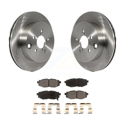 Rear Disc Brake Rotors And Semi-Metallic Pads Kit For 2014-2018 Subaru Forester 2.0L K8F-103102