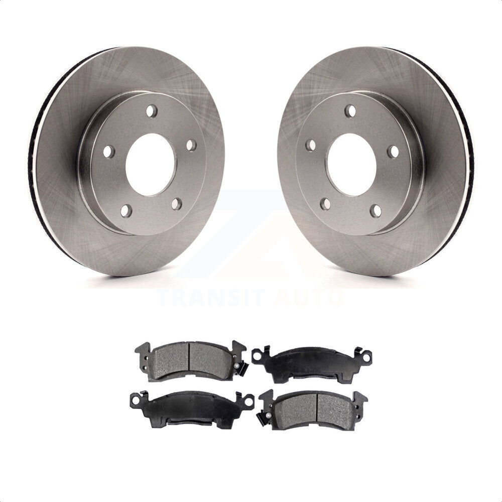 Front Disc Brake Rotors And Semi-Metallic Pads Kit For GMC Jimmy K8F-103111 by Transit Auto