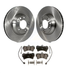Front Disc Brake Rotors And Semi-Metallic Pads Kit For Audi Q7 Porsche Cayenne Volkswagen Touareg K8F-103119