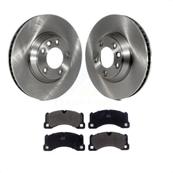 Front Disc Brake Rotors And Semi-Metallic Pads Kit For Porsche Cayenne K8F-103122