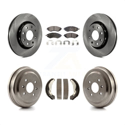Front Rear Disc Brake Rotors Semi-Metallic Pads And Drum Kit For Chevrolet Aveo Spark Aveo5 Pontiac G3 Suzuki Wave Wave5 Swift+ K8F-103212