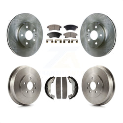 Front Rear Disc Brake Rotors Semi-Metallic Pads And Drum Kit For Chevrolet Cruze Limited K8F-103309