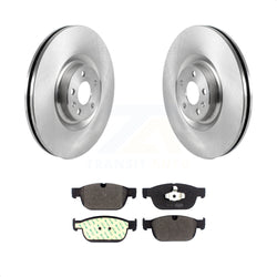 Front Disc Brake Rotors And Semi-Metallic Pads Kit For 2016-2019 Volvo XC90 With 366mm Diameter Rotor K8F-103444