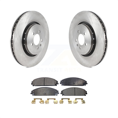 Front Disc Brake Rotors And Semi-Metallic Pads Kit For Dodge Charger With 355mm Diameter Rotor K8F-103449 by Transit Auto