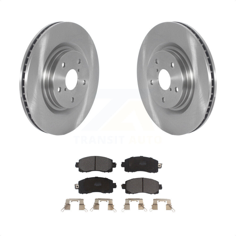 Front Disc Brake Rotors And Semi-Metallic Pads Kit For 2019-2021 Subaru Forester With 316mm Diameter Rotor K8F-103452 by Transit Auto