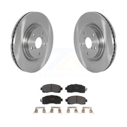 Front Disc Brake Rotors And Semi-Metallic Pads Kit For 2019-2021 Subaru Forester With 316mm Diameter Rotor K8F-103452
