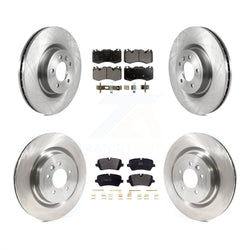 Front Rear Disc Brake Rotors And Semi-Metallic Pads Kit For Land Rover Range Sport With 363mm Diameter Rotor K8F-103482