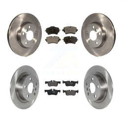 Front Rear Disc Brake Rotors And Semi-Metallic Pads Kit For Mini Cooper Clubman K8F-103495