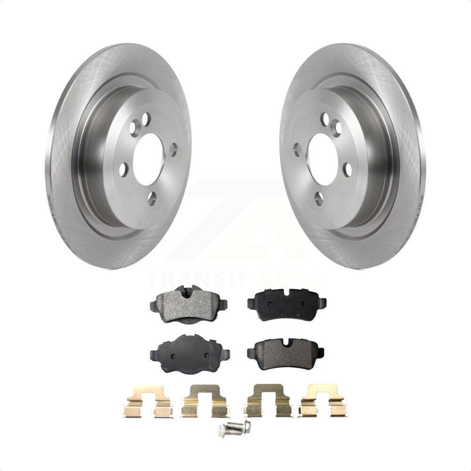 Rear Disc Brake Rotors And Semi-Metallic Pads Kit For Mini Cooper K8F-103516 by Transit Auto