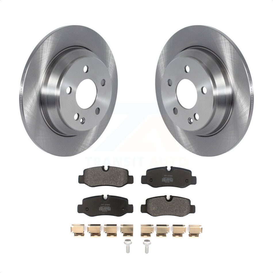 Rear Disc Brake Rotors And Semi-Metallic Pads Kit For Mercedes-Benz Metris K8F-103535 by Transit Auto