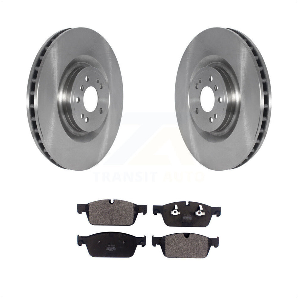 Front Disc Brake Rotors And Semi-Metallic Pads Kit For Mercedes-Benz ML550 GLE550e K8F-103559 by Transit Auto