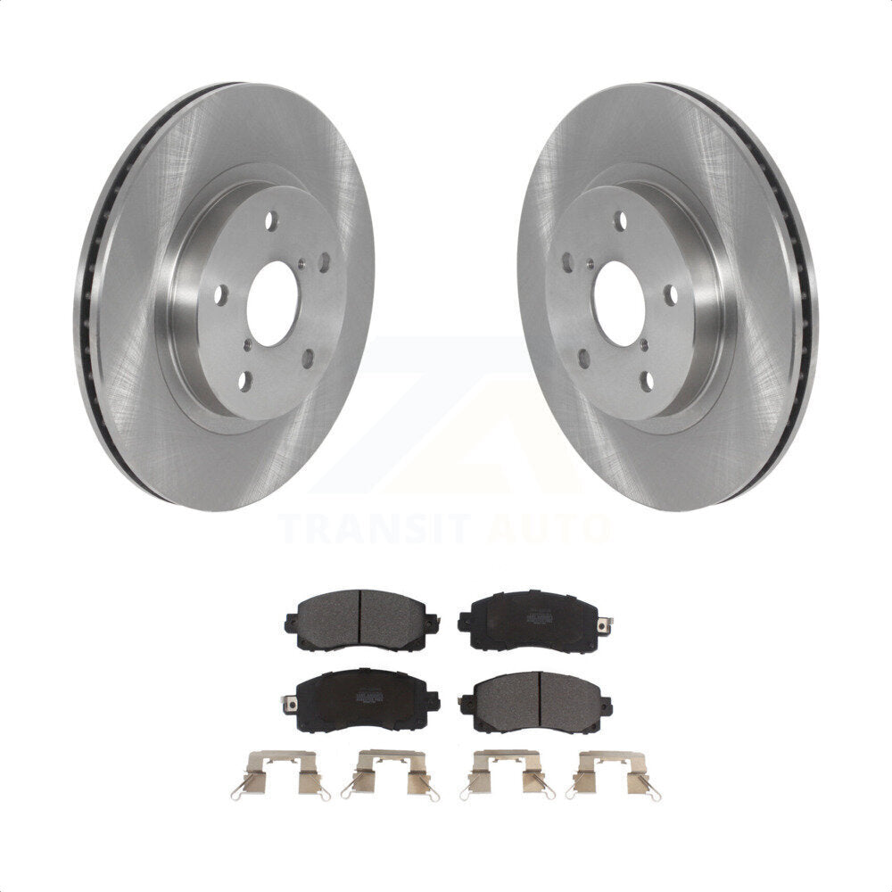 Front Disc Brake Rotors And Semi-Metallic Pads Kit For Subaru Forester K8F-103562 by Transit Auto