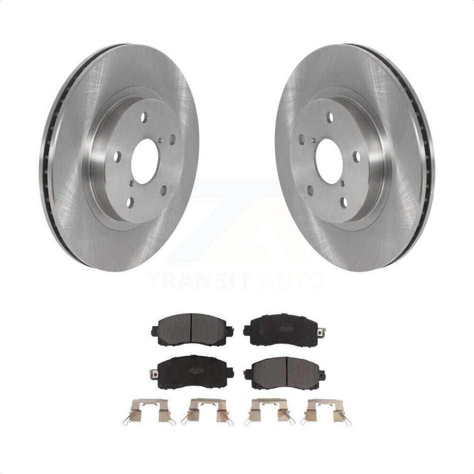 Front Disc Brake Rotors And Semi-Metallic Pads Kit For Subaru Forester K8F-103562 by Transit Auto