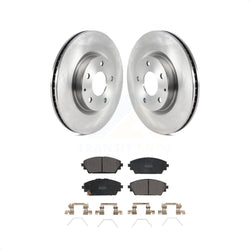 Front Disc Brake Rotors And Semi-Metallic Pads Kit For Mazda 3 K8F-103600