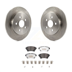 Rear Disc Brake Rotors And Semi-Metallic Pads Kit For 2019 Toyota Corolla 1.8L With Electric Parking K8F-103633