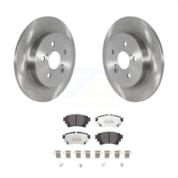 Rear Disc Brake Rotors And Semi-Metallic Pads Kit For Toyota Corolla With Electric Parking K8F-103634