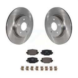 Rear Disc Brake Rotors And Semi-Metallic Pads Kit For INFINITI QX50 QX55 K8F-103676