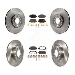 Front Rear Disc Brake Rotors And Semi-Metallic Pads Kit For Jeep Compass K8F-103692