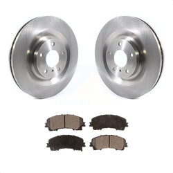 Front Disc Brake Rotors And Semi-Metallic Pads Kit For INFINITI QX50 QX55 K8F-103709