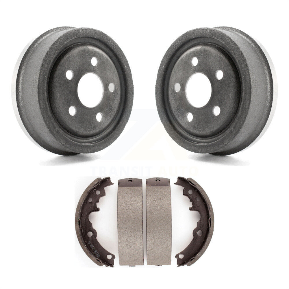 Rear Brake Drum Shoes Kit For Pontiac Chevrolet Sunfire Grand Am Cavalier Corsica Buick Skylark Oldsmobile Sunbird Achieva Beretta Cutlass Calais Skyhawk Somerset Firenza K8N-100065 by Transit Auto