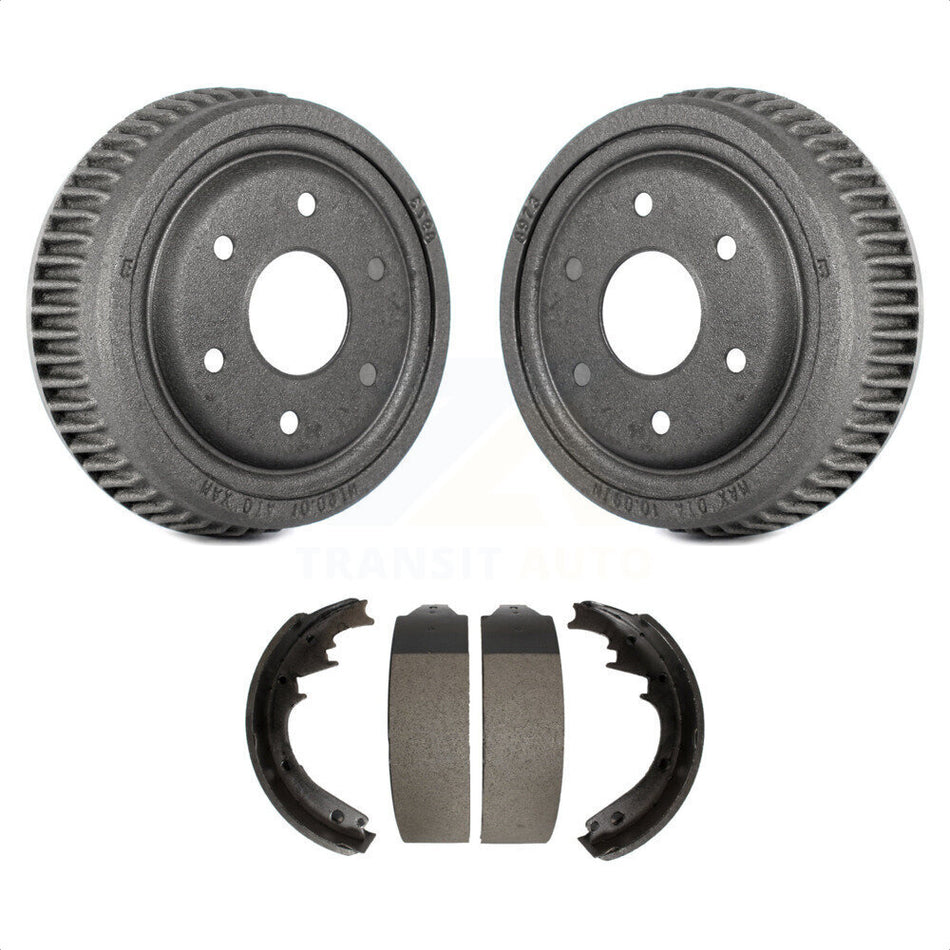 Rear Brake Drum Shoes Kit For 1995-1997 GMC Yukon 2 doors with 4WD With 11" Diameter K8N-100076 by Transit Auto