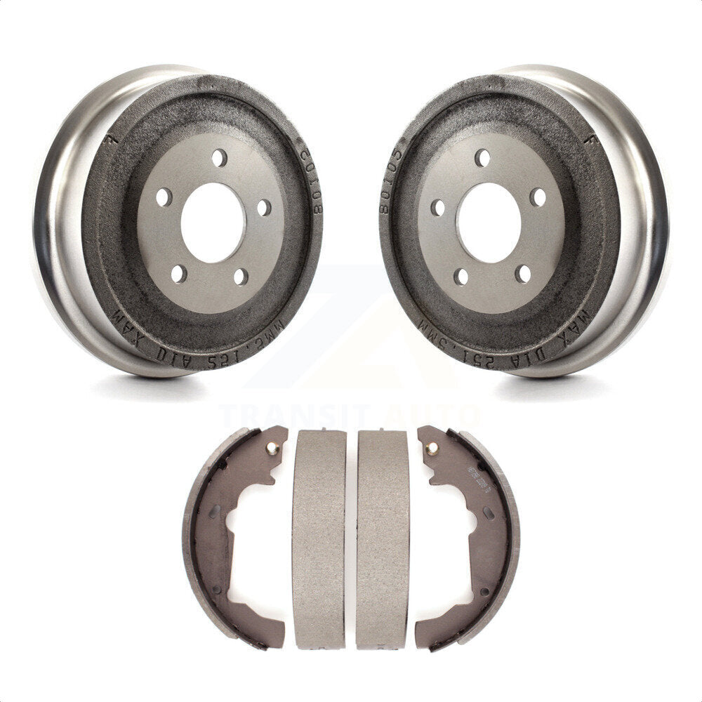 Rear Brake Drum Shoes Kit For Saturn Vue Chevrolet Equinox Pontiac Aztek Torrent K8N-100168 by Transit Auto