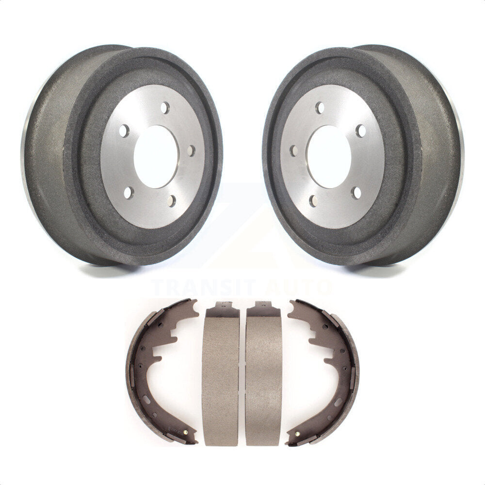 Rear Brake Drum Shoes Kit For Ford E-150 Econoline Club Wagon K8N-100169 by Transit Auto