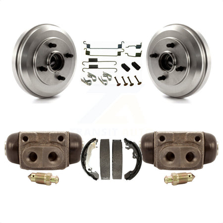 Rear Brake Drum Shoes Spring And Cylinders Kit For Ford Focus K8N-100259 by Transit Auto