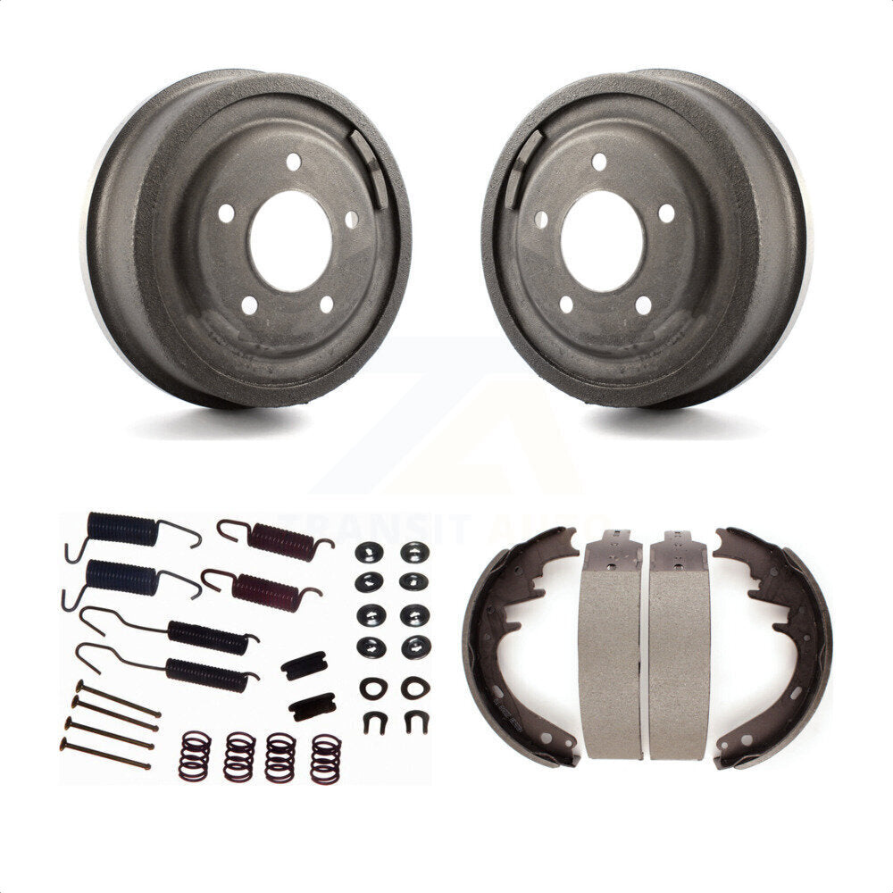 Rear Brake Drum Shoes And Spring Kit For 1987-1996 Ford F-150 Bronco E-150 Econoline Club Wagon K8N-100281 by Transit Auto