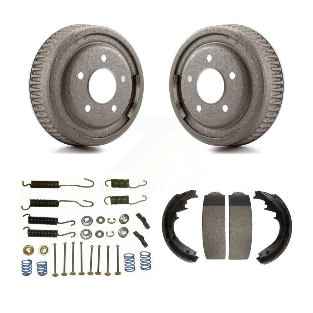 Rear Brake Drum Shoes And Spring Kit For 1995-1997 GMC Yukon RWD With 11" Diameter K8N-100285 by Transit Auto