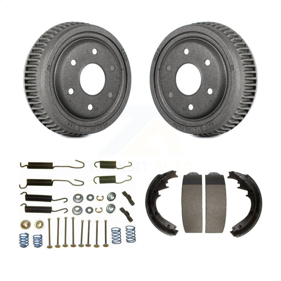 Rear Brake Drum Shoes And Spring Kit For 1995-1997 GMC Yukon 2 doors with 4WD With 11" Diameter K8N-100288 by Transit Auto