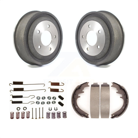 Rear Brake Drum Shoes And Spring Kit For Ford E-150 Econoline Club Wagon K8N-100354 by Transit Auto