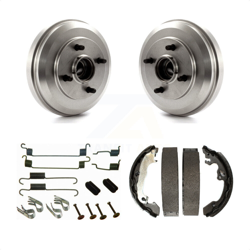 Rear Brake Drum Shoes And Spring Kit For 2009-2011 Ford Focus K8N-100378 by Transit Auto