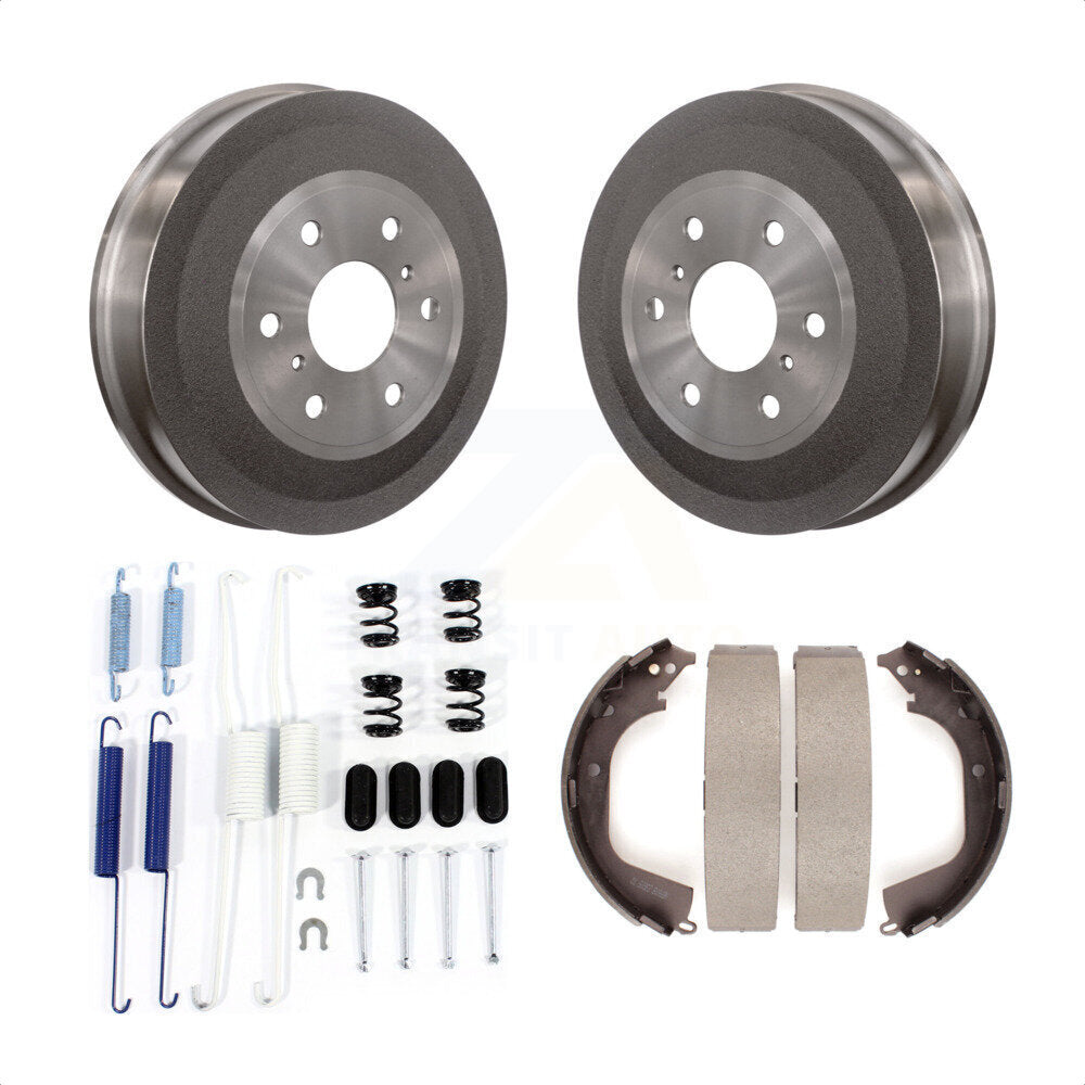 Rear Brake Drum Shoes And Spring Kit For 2010-2013 Chevrolet Silverado 1500 GMC Sierra K8N-100393 by Transit Auto