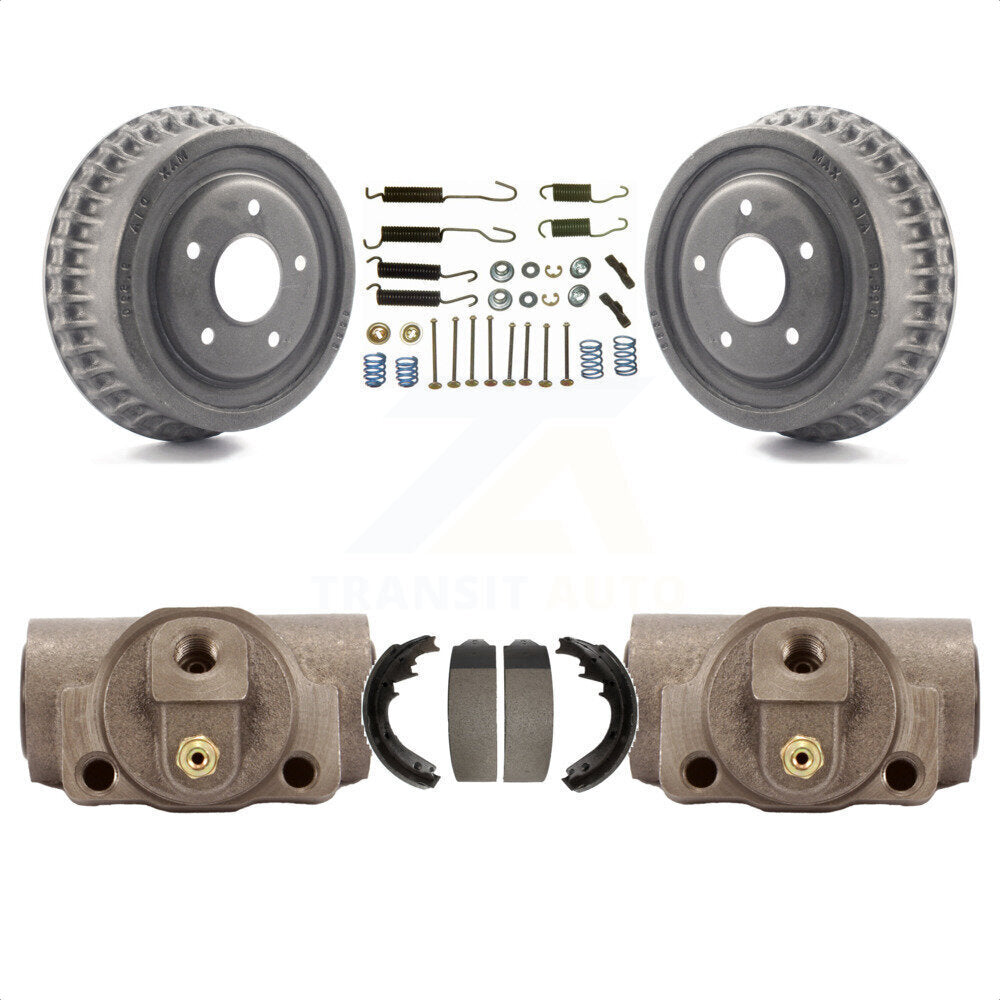 Rear Brake Drum Shoes Spring And Cylinders Kit For 1985-1991 GMC Jimmy K8N-100398 by Transit Auto