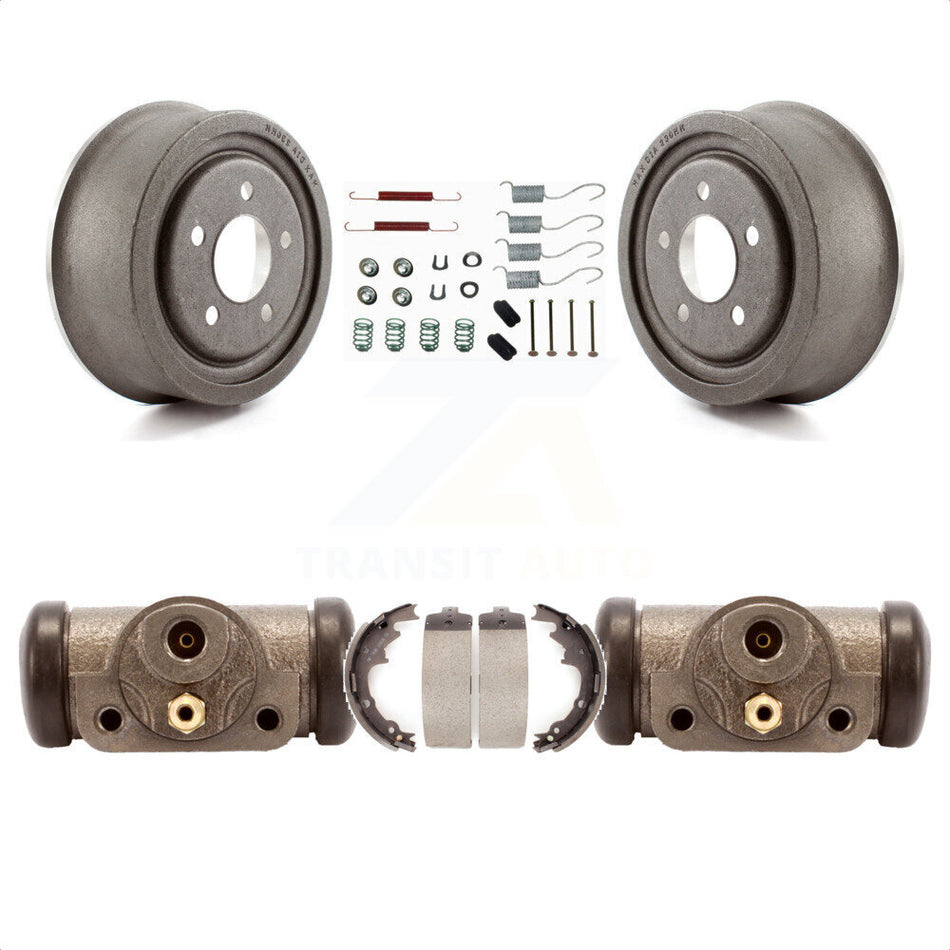 Rear Brake Drum Shoes Spring And Cylinders Kit For Jeep Wrangler TJ K8N-100406 by Transit Auto