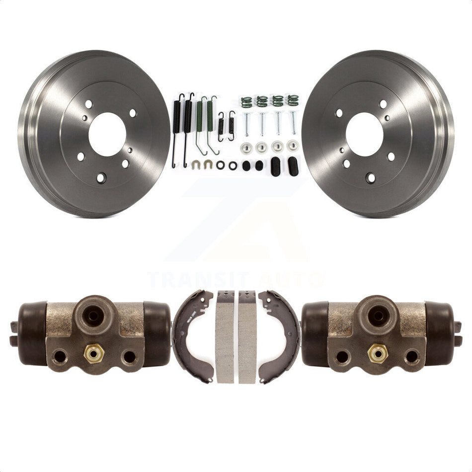 Rear Brake Drum Shoes Spring And Cylinders Kit For Nissan Sentra Versa Cube K8N-100468 by Transit Auto