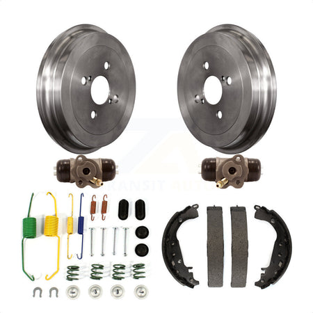 Rear Brake Drum Shoes Spring And Cylinders Kit (6Pc) For Toyota Yaris K8N-100510 by Transit Auto