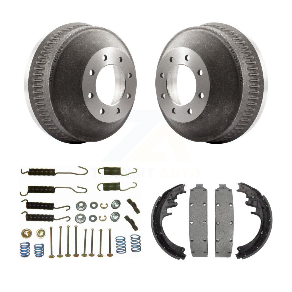 Rear Brake Drum Shoes And Spring Kit For V2500 Suburban Chevrolet GMC With 11" Diameter K8N-100527 by Transit Auto