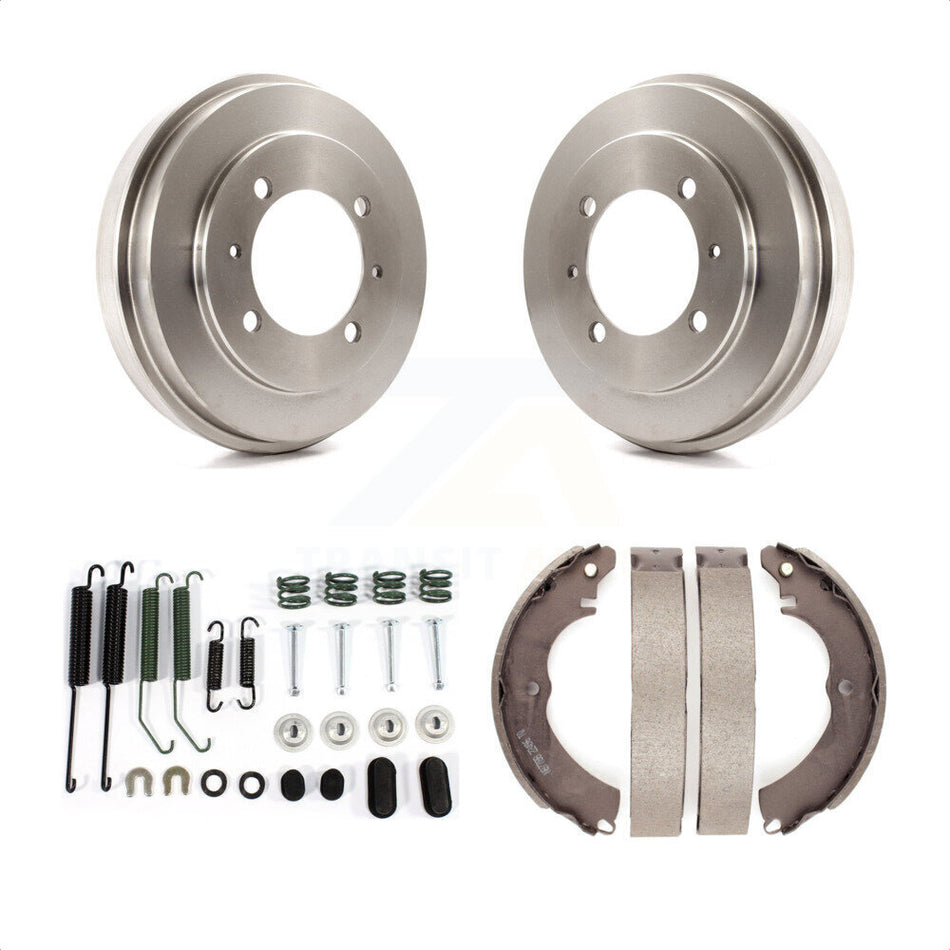 Rear Brake Drum Shoes And Spring Kit For 2007 Mitsubishi Lancer LS Diamond With 15" Factory Wheels K8N-100544 by Transit Auto