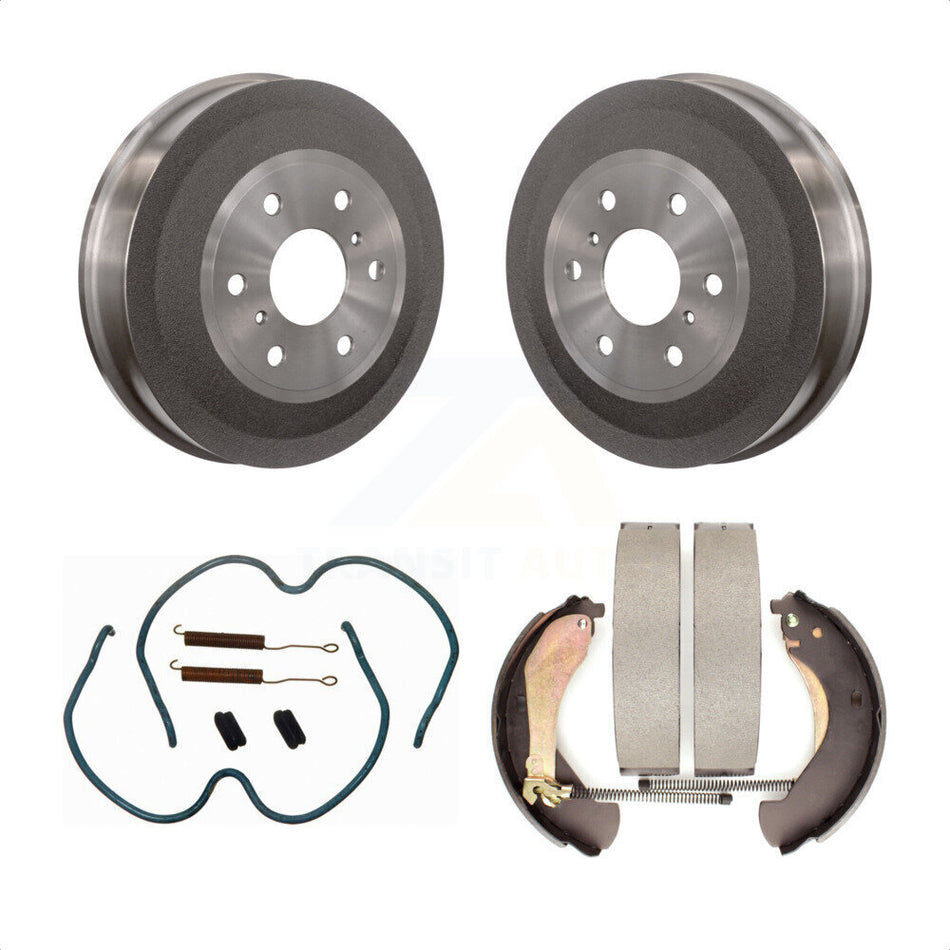 Rear Brake Drum Shoes And Spring Kit For 2009-2009 Chevrolet Silverado 1500 GMC Sierra Except Vehicles Using Hold Down Pins K8N-100560 by Transit Auto