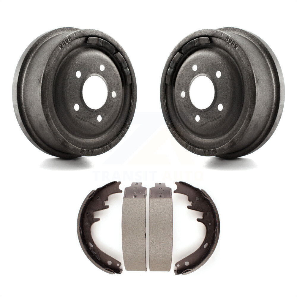 Rear Brake Drum Shoes Kit For 1983-1983 Ford F-150 F-100 With 10" Diameter K8N-100567 by Transit Auto