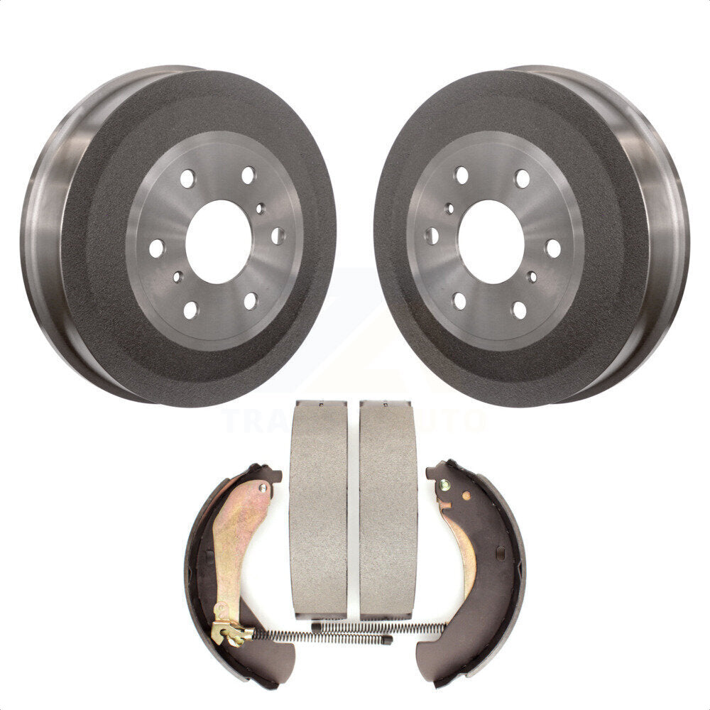 Rear Brake Drum Shoes Kit For 2009-2009 Chevrolet Silverado 1500 GMC Sierra Except Vehicles Using Hold Down Pins K8N-100578 by Transit Auto