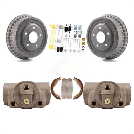 Rear Brake Drum Shoes Spring And Cylinders Kit For Buick Electra With 9.5" Diameter K8N-100589 by Transit Auto