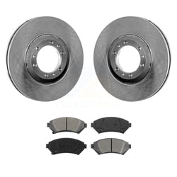 Front Brake Rotor And Semi-Metallic Pad Kit For Buick LeSabre Century Pontiac Grand Prix Chevrolet Venture Regal Oldsmobile Montana Bonneville Intrigue Silhouette Trans Sport K8S-100017