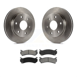 Front Brake Rotors Semi-Metallic Pad Kit For Chevrolet Silverado 1500 GMC Tahoe Sierra Suburban Yukon Avalanche XL Cadillac Classic Escalade Express 2500 Astro ESV EXT Savana K8S-100023