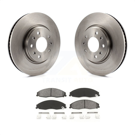 Front Disc Brake Rotors And Semi-Metallic Pads Kit For Cadillac CTS STS K8S-100035 by Transit Auto