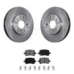 Front Disc Brake Rotors And Semi-Metallic Pads Kit For Chevrolet Malibu K8S-100045