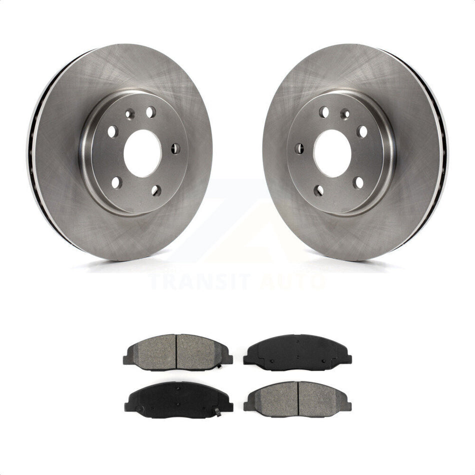 Front Disc Brake Rotors And Semi-Metallic Pads Kit For Cadillac CTS K8S-100070 by Transit Auto