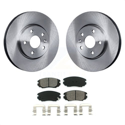 Front Disc Brake Rotors And Semi-Metallic Pads Kit For Chevrolet Equinox GMC Terrain Malibu Buick Impala LaCrosse Regal Limited Allure K8S-100075